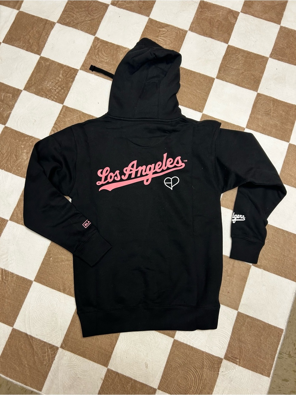 Blackpink Dodgers Hoodie Black SZ:
M